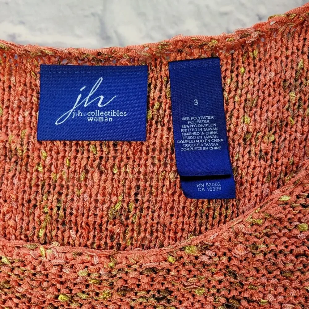 NWT JH Collectibles Lightweight Sweater size 3X